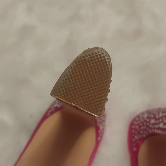 Pink Rhinestone Platform Heels - Picture 12 of 15